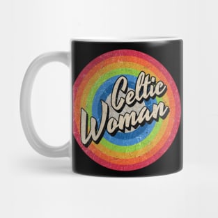 Vintage Style circle - Celtic Woman Mug